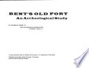 Bent's Old Fort; an archeological study /