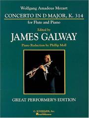 Concerto in D major, K. 314 for flute and piano /