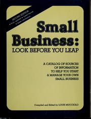 Small business : look before you leap /