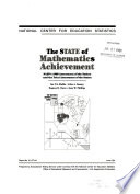 The state of mathematics achievement : NAEP's 1990 assessment of the nation and the trial assessment of the states /