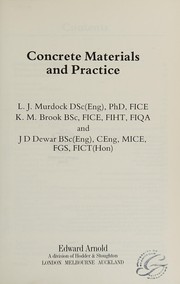 Concrete materials and practice /