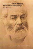 Supplement to "Walt Whitman, a descriptive bibliography" /