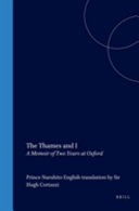 The Thames and I : a memoir of two years at Oxford /