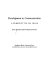 Development as communication : a perspective on India /