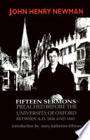 Fifteen sermons preached before the University of Oxford between A.D. 1826 and 1843 /