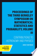 Proceedings of the Third Berkeley Symposium on Mathematical Statistics and Probability.