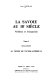 La Savoie au 18e siècle : noblesse et bourgeoisie /