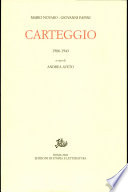 Carteggio, 1906-1943 /