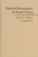 Rightful resistance in rural China /