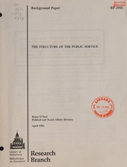 The structure of the public service /