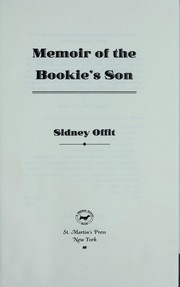 Memoir of the bookie's son /