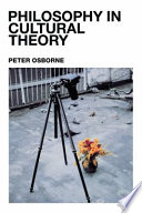 Philosophy in cultural theory /