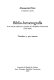 Biblio-hemerografía de la cultura tradicional y popular de la República Dominicana (1927-2007) : temática y por autores /