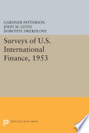 Surveys of U.S. international finance