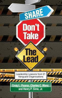 Share, don't take the lead : leadership lessons from 21 Vanguard organizations /