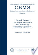 Banach spaces of analytic functions and absolutely summing operators /