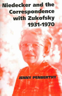 Niedecker and the correspondence with Zukofsky, 1931-1970 /