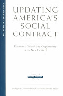 Updating America's social contract : economic growth and opportunity in the new century /