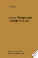 Sums of Independent Random Variables /