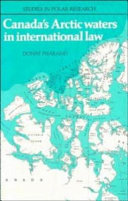 Canada's Arctic waters in international law /
