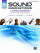 Sound innovations for string orchestra.