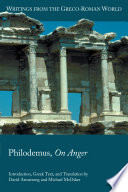 Philodemus, On anger /
