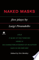 Naked masks : five plays /