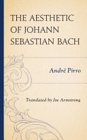 The aesthetic of Johann Sebastian Bach /
