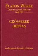 Grösserer Hippias : Übersetzung und Kommentar /