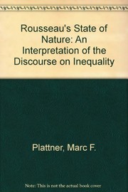 Rousseau's state of nature : an interpretation of the discourse on inequality /