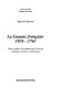 La Guyane française, 1676-1763 : mise en place et évolution de la société coloniale, tensions et métissages /