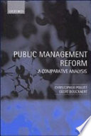 Public management reform : a comparative analysis /