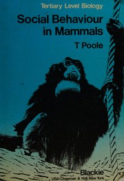 Social behaviour in mammals /