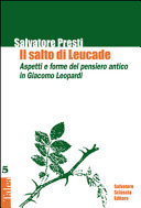 Il salto di Leucade : aspetti e forme del pensiero antico in Giacomo Leopardi /