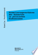 Formulierungsverfahren der Antworten in politischen Diskussionen Am Beispiel der Fernsehtalkshow G�unther Jauch.