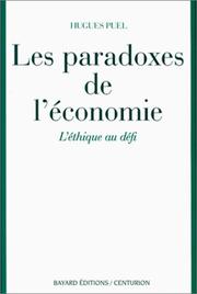 Les paradoxes de l'économie : l'éthique au défi /