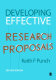 Developing effective research proposals /