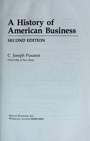 A history of American business /