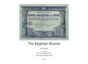 The Egyptian bourse /