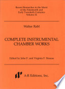 Complete instrumental chamber works