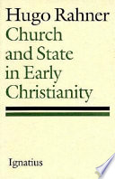 Church and state in early Christianity /