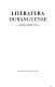 Literatura duranguense : imaginario y representación de la tradición literaria (1916-2016) /