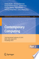 Contemporary Computing : Third International Conference, IC3 2010, Noida, India, August 9-11, 2010, Proceedings, Part II /