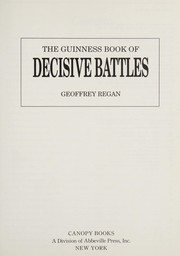 The Guinness book of decisive battles /