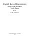 English bowed instruments from Anglo-Saxon to Tudor times /