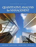 Quantitative analysis for management /