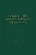 Banks and thrifts : government enforcement and receivership - index.