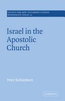 Israel in the apostolic Church.