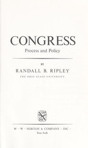 Congress : process and policy /