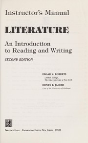Literature : an introduction to reading and writing /